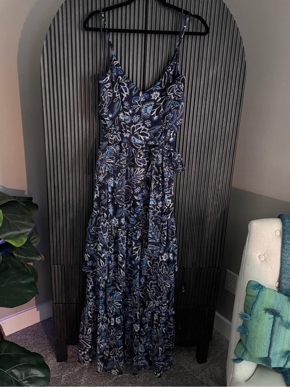 Tiered Belted Maxi